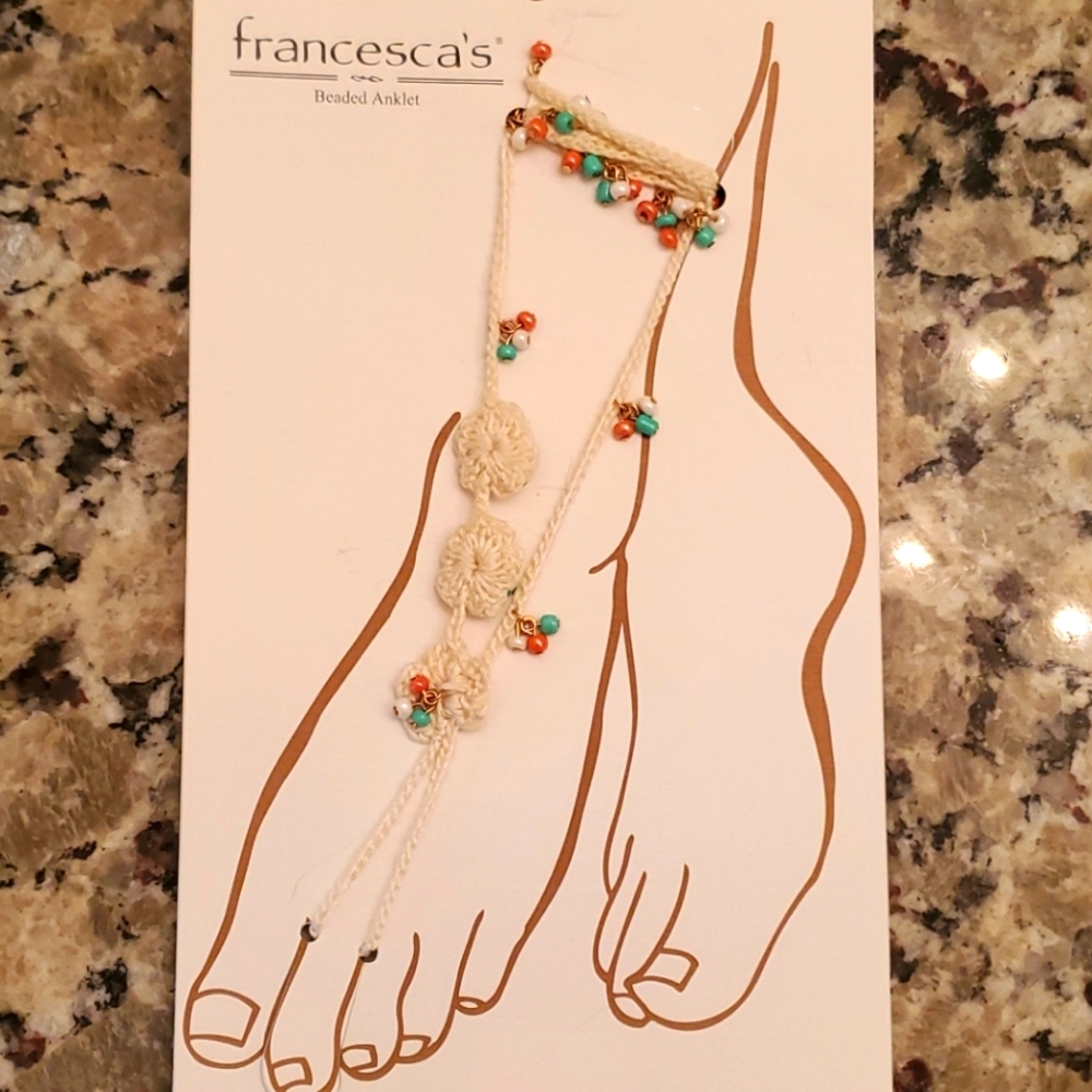 Beaded anklet